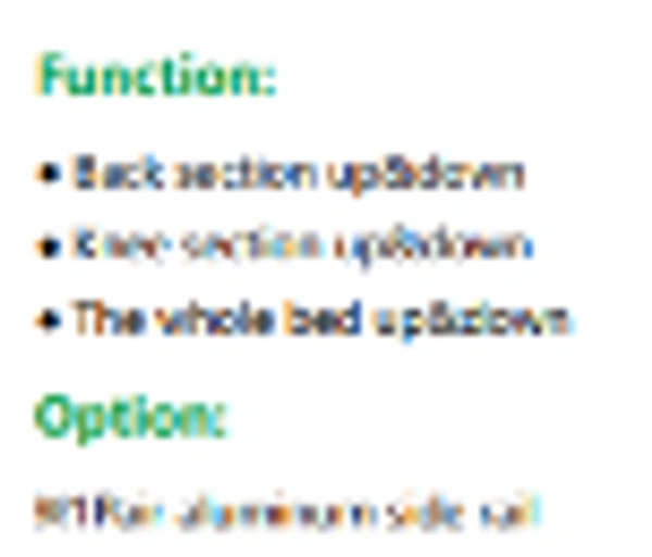 Vin Win 3 Function manual Bed